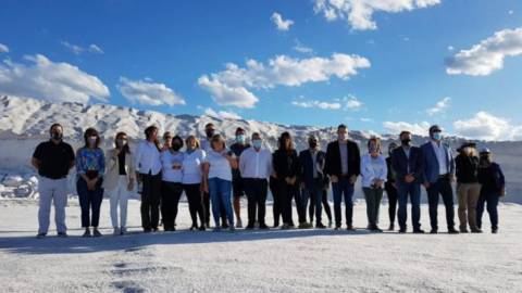 Se inauguró el primer circuito turístico educativo salinero de La Pampa