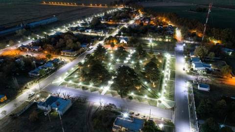 Eficiencia energética: todas las localidades de La Pampa ya recibieron luminarias LED