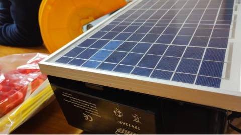 Concretaron la primera entrega de boyeros solares a productores