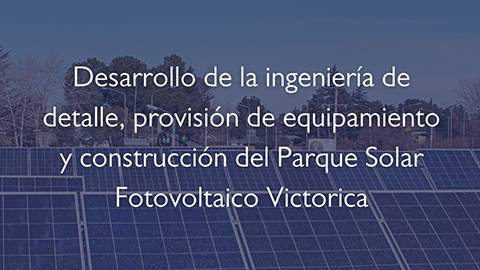 Licitación Pública N°2/22 - PAMPETROL SAPEM. Parque Solar Fotovoltaico Victorica